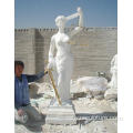 Large Size White Marble Religious Goddess of Justice  Statue